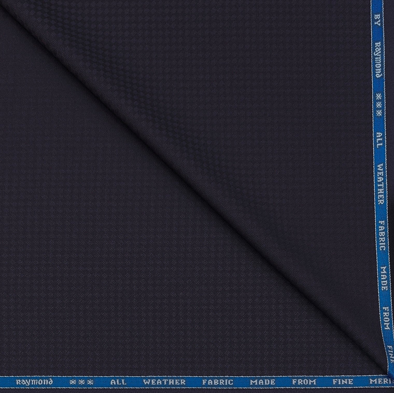 Trouser Fabric Raymond Wool Blended Dobby Colour Plum Wine